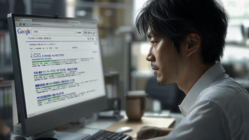 SEO対策なし 検索結果に出ない ホームページ