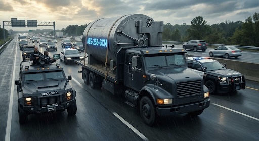 AES-256-GCMのシールドとOTPを表示したスマートフォンで銀行レベルの暗号化を表現したフォトリアル画像