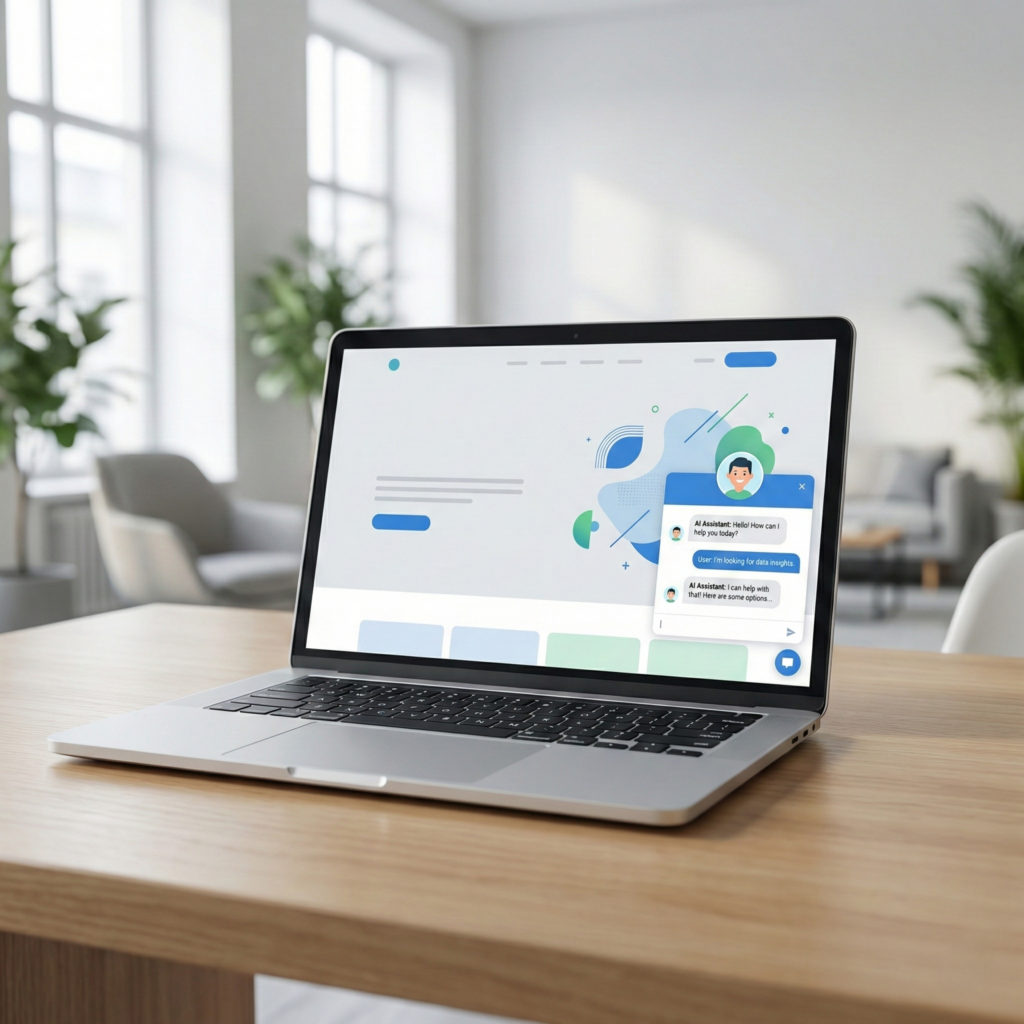 AIチャットボットが表示されたWebサイト画面 - 24時間自動対応